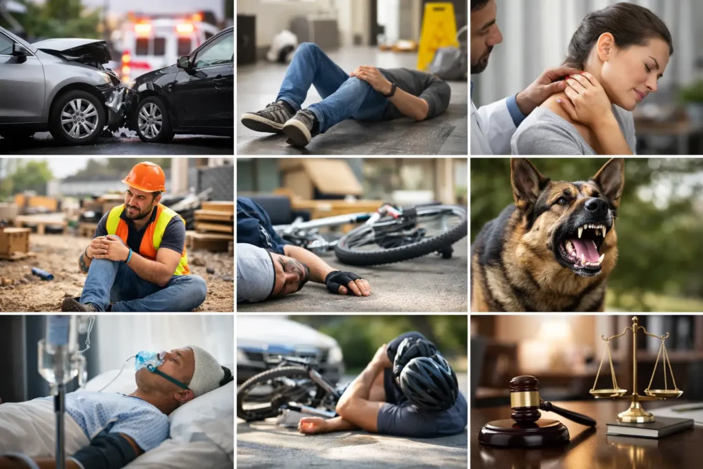 8 Most Common Personal Injury Claims