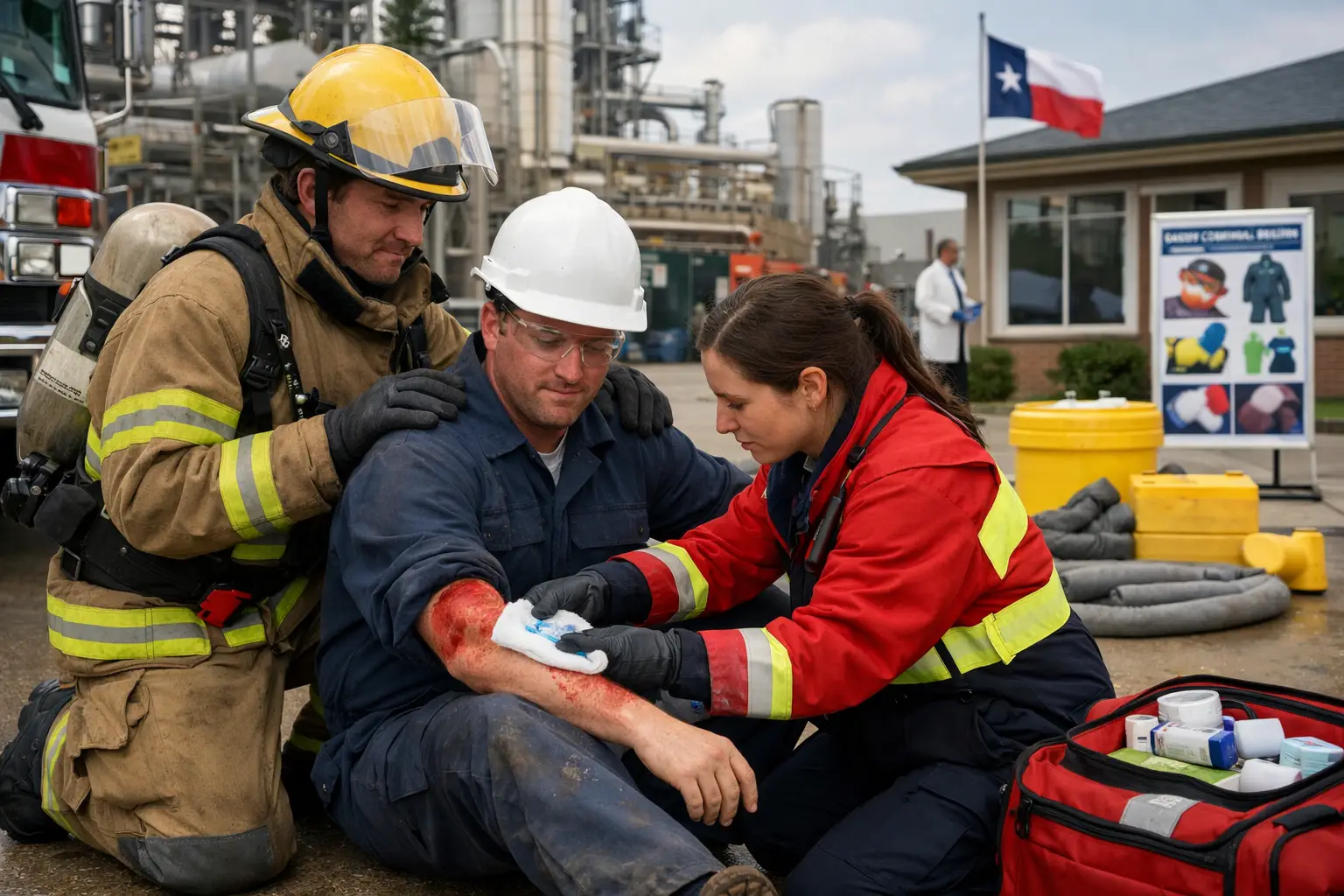 Chemical Plant Burn Injury Guide for Texas