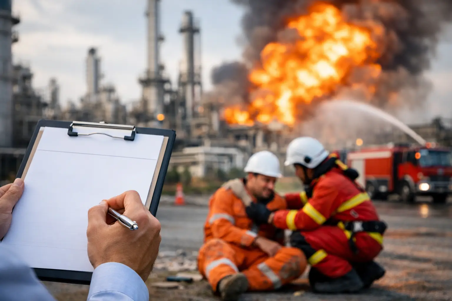 How to Report Refinery Explosion Injury