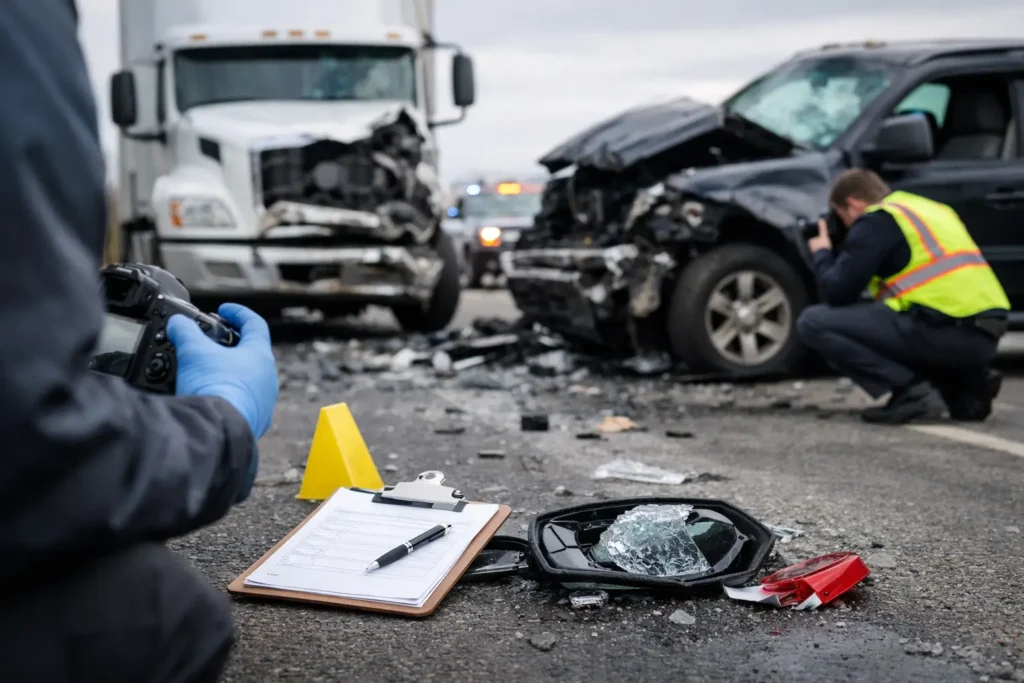 Best Evidence After a Trucking Collision