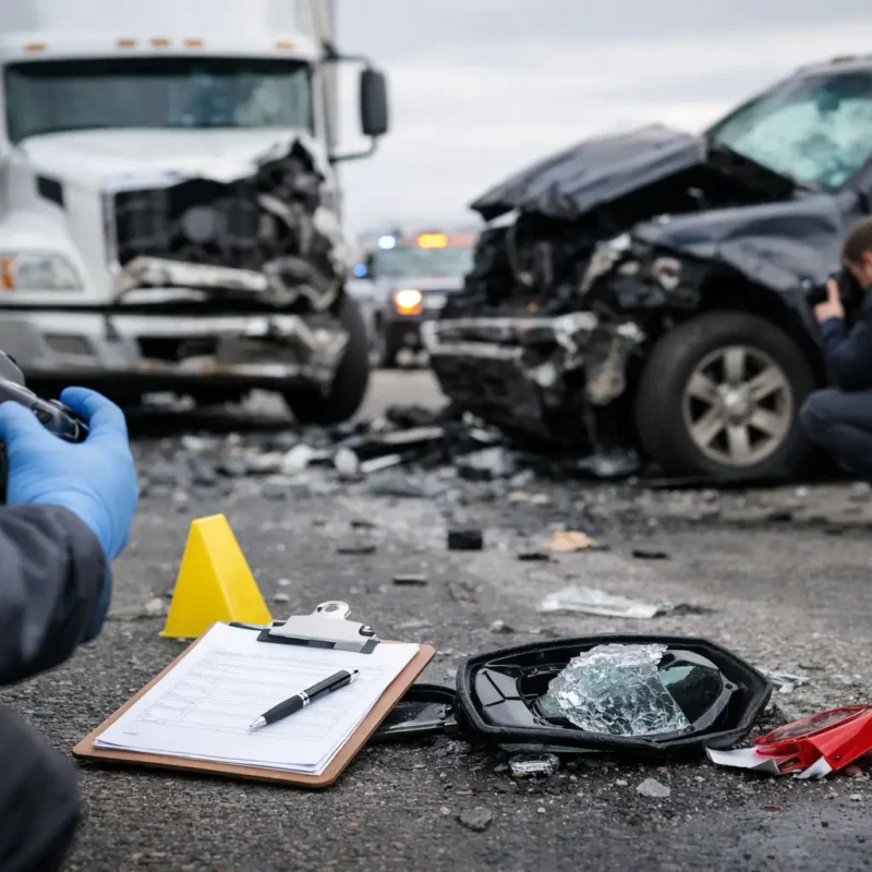 Best Evidence After a Trucking Collision