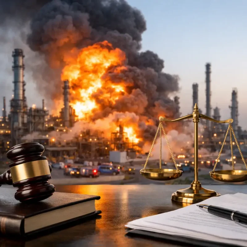 Refinery Explosion Lawsuit Examples in Texas