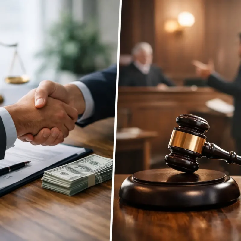 Settlement Versus Trial for an Injury Case
