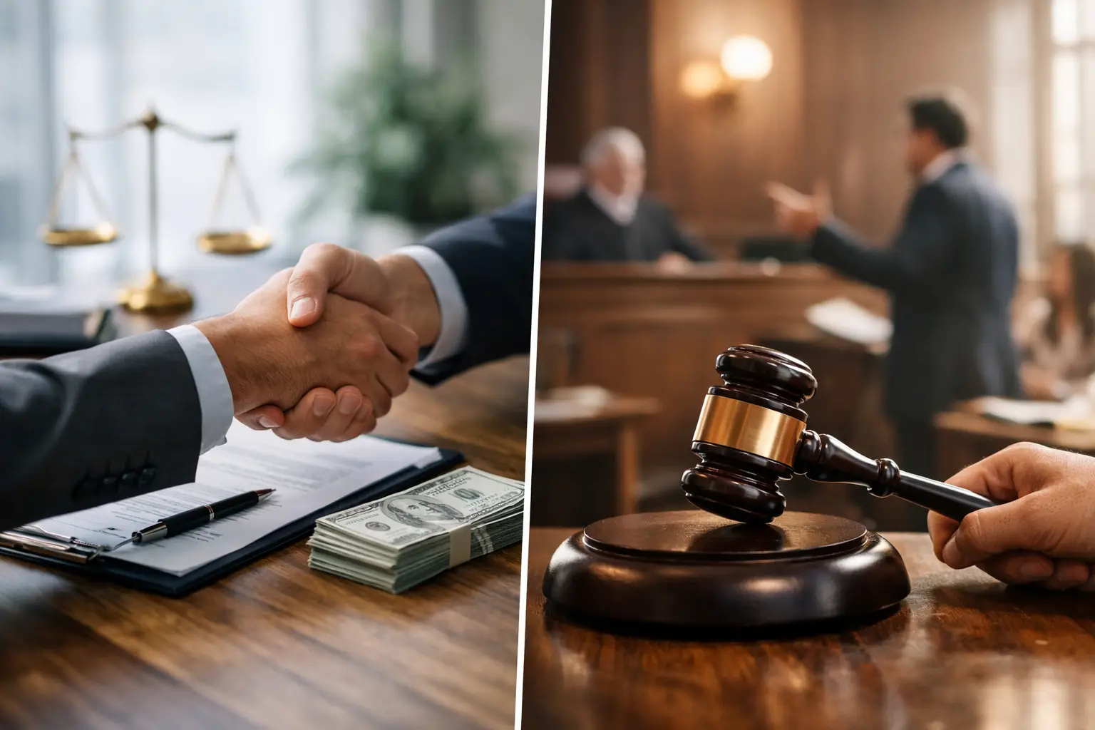 Settlement Versus Trial for an Injury Case