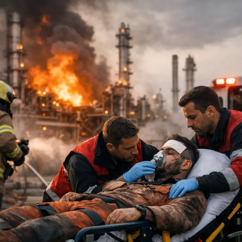 What If a Refinery Fire Caused Injuries?