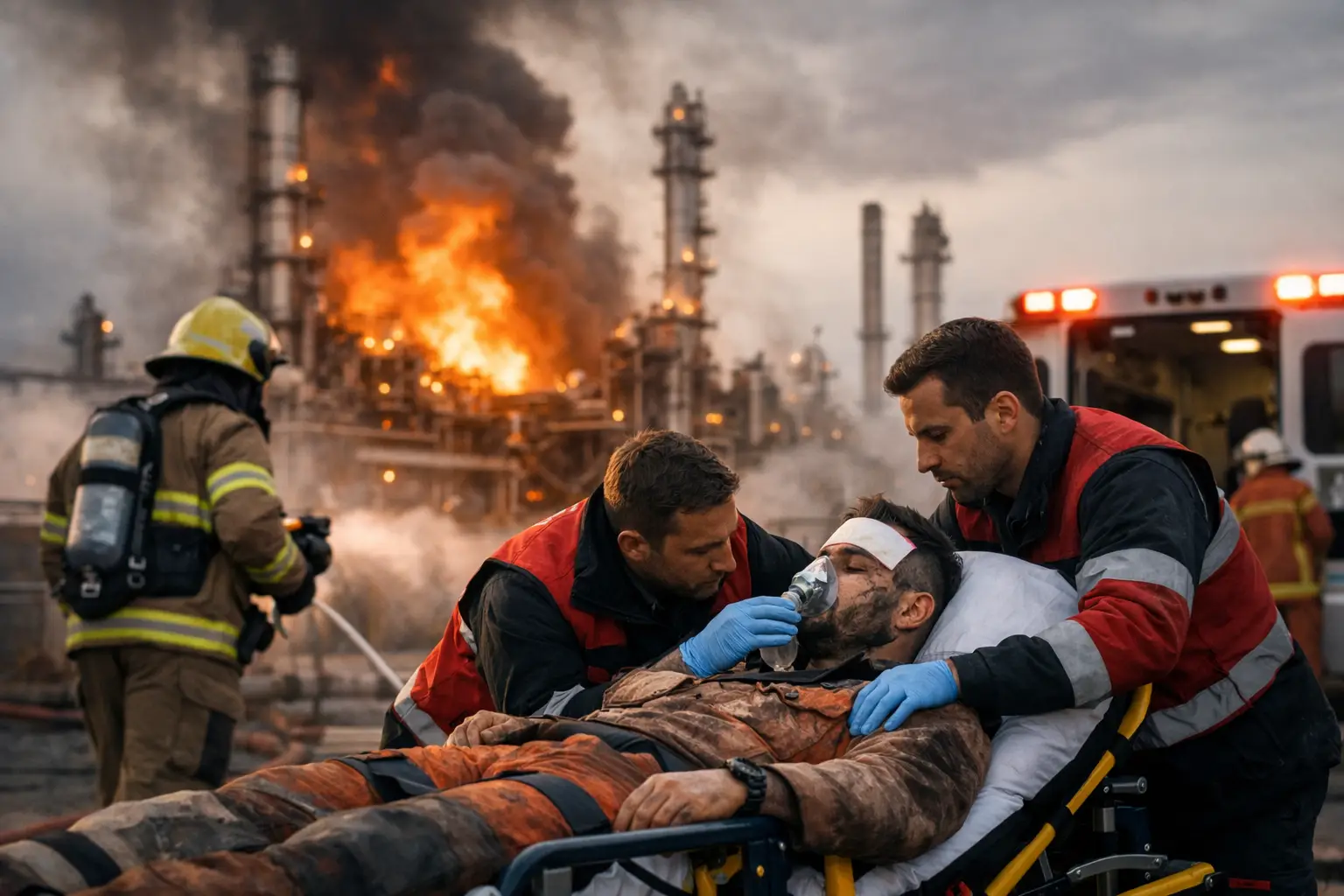 What If a Refinery Fire Caused Injuries?